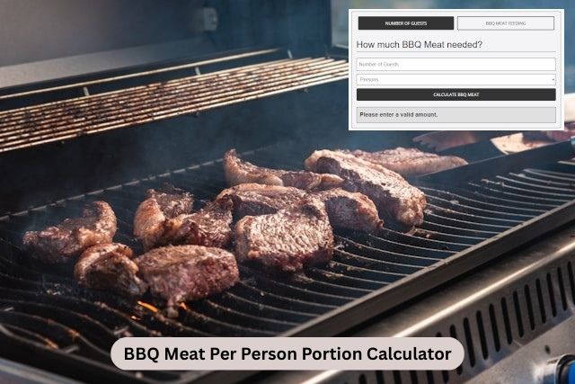 BBQ Meat Per Person Portion Calculator