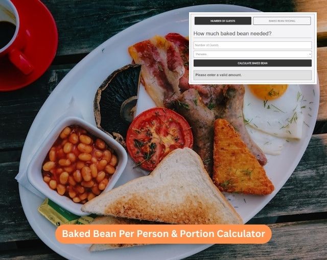 Baked Bean Per Person and Portion Calculator
