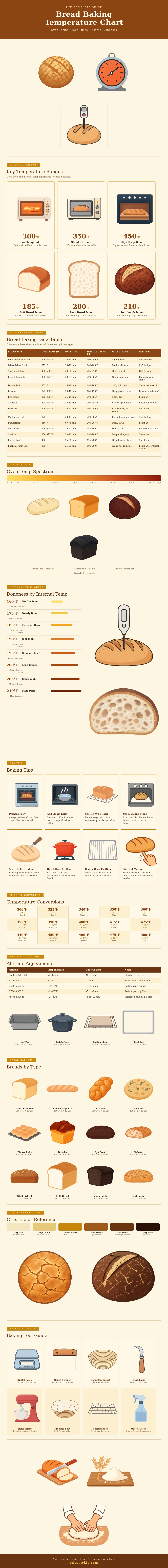 Bread Baking Temperature Chart