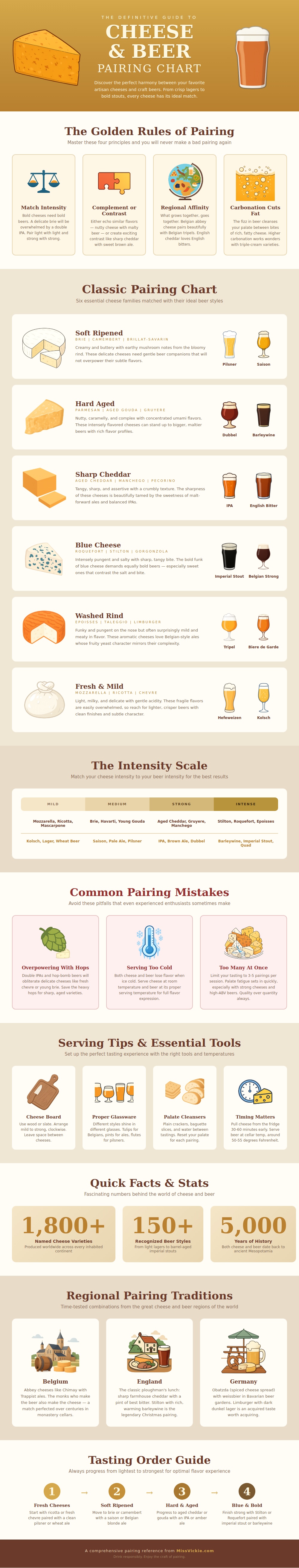 Cheese And Beer Pairing Chart