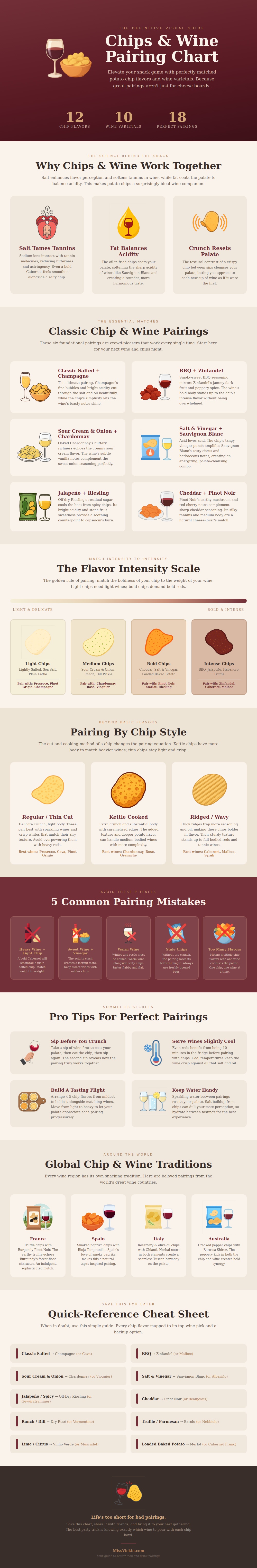 Chips And Wine Pairing Chart