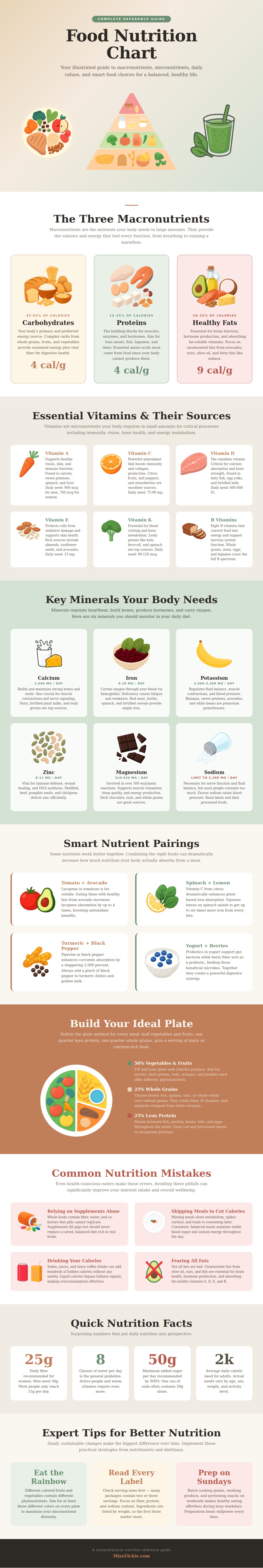 Food Nutrition Chart