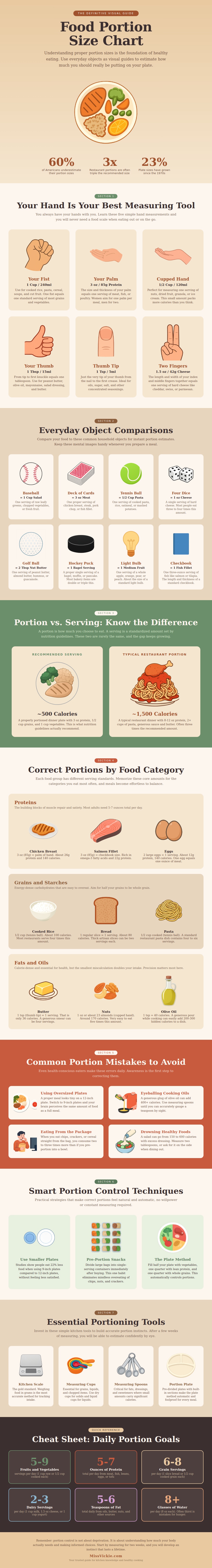 Food Portion Size Chart