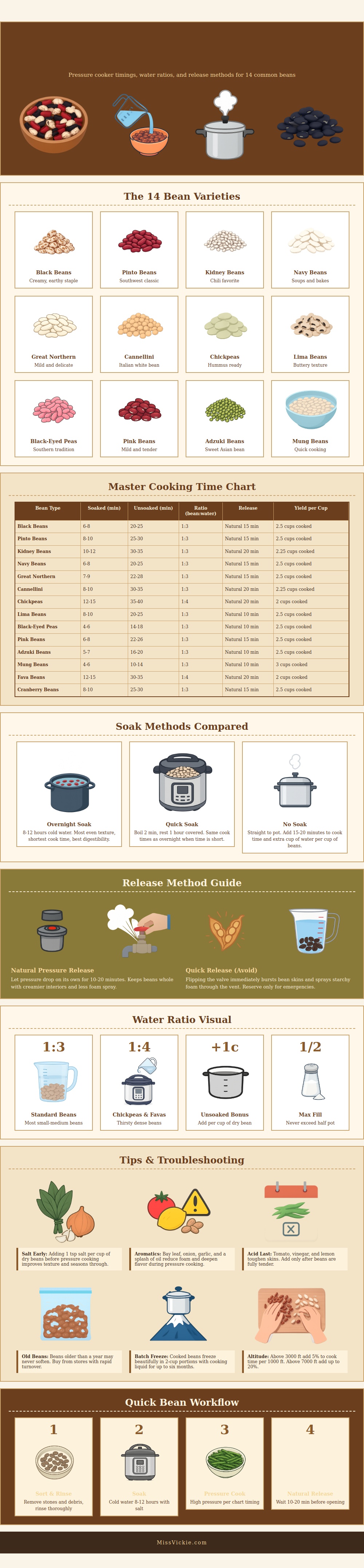 Instant Pot Beans Cooking Time Chart