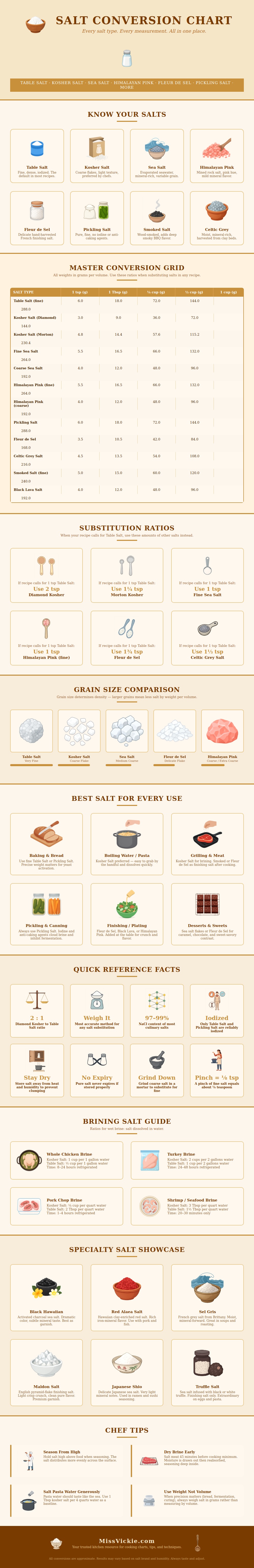 Salt Conversion Chart