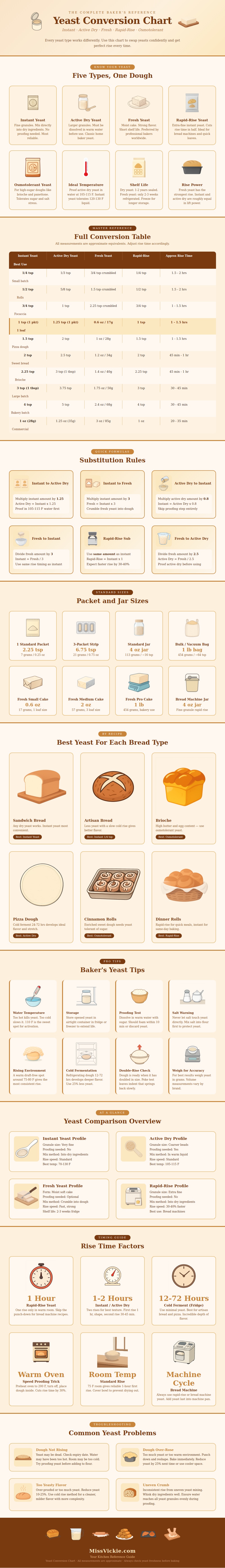 Yeast Conversion Chart