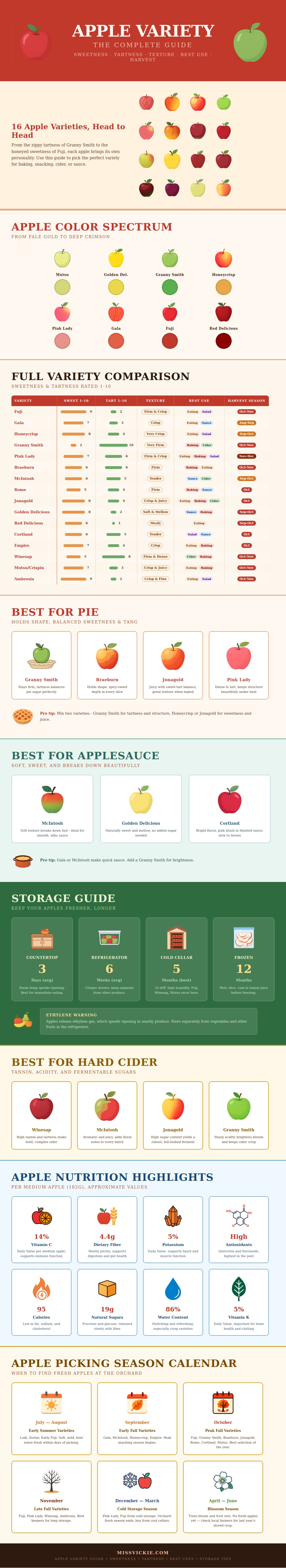 Apple Variety Chart