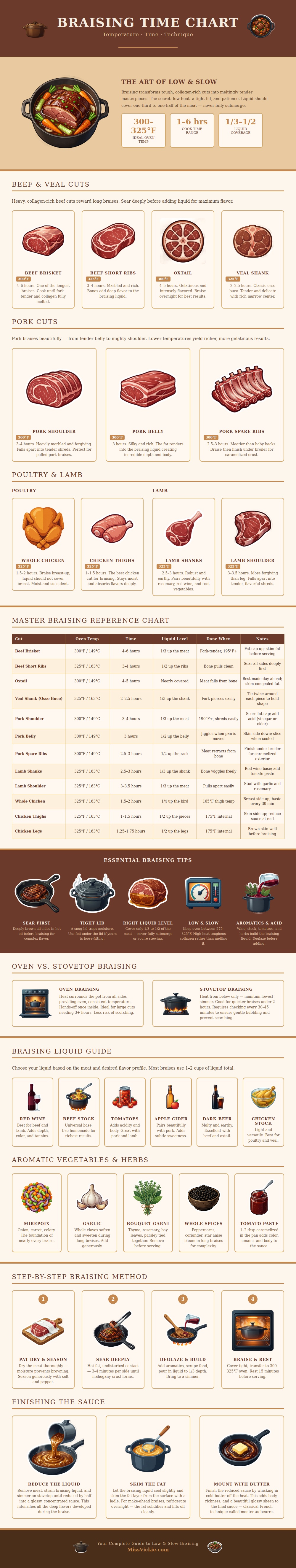 Braising Time Chart