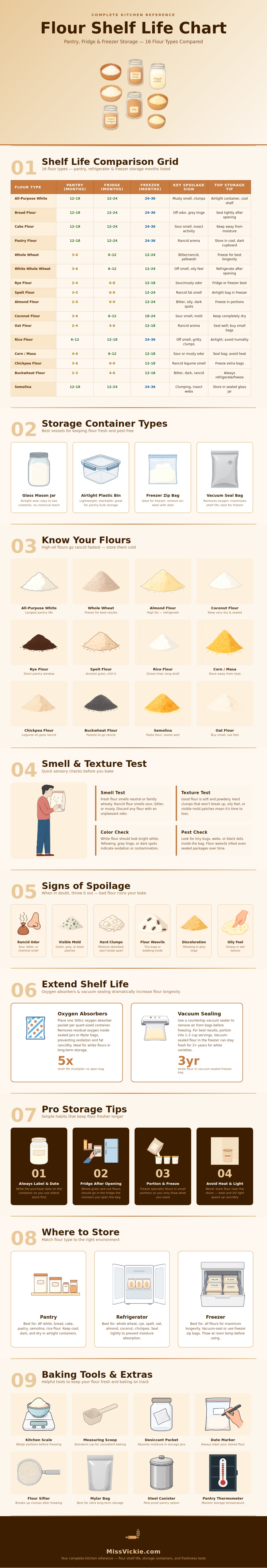 Flour Shelf Life Chart