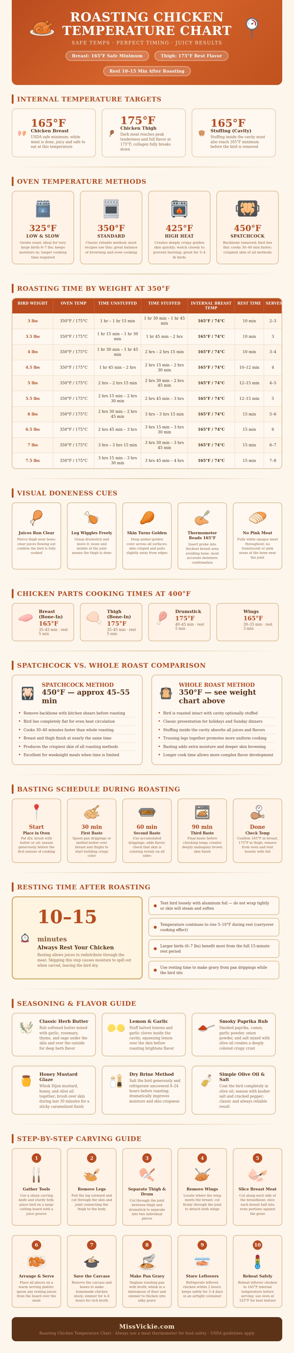 Roasting Chicken Temperature Chart