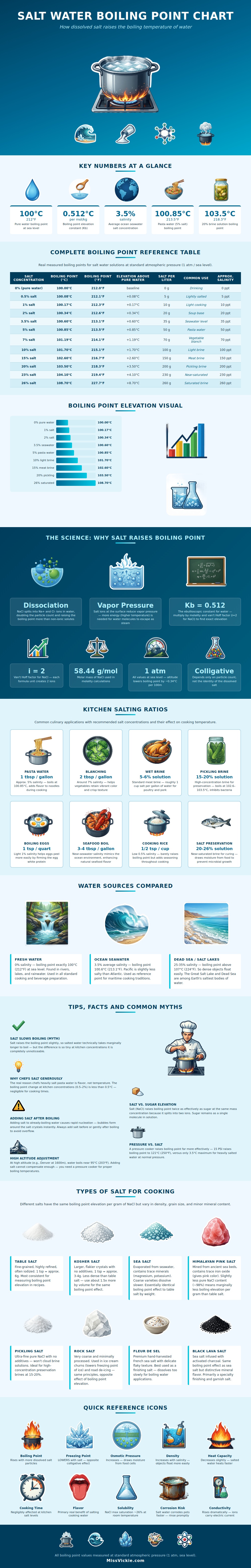 Salt Water Boiling Point Chart