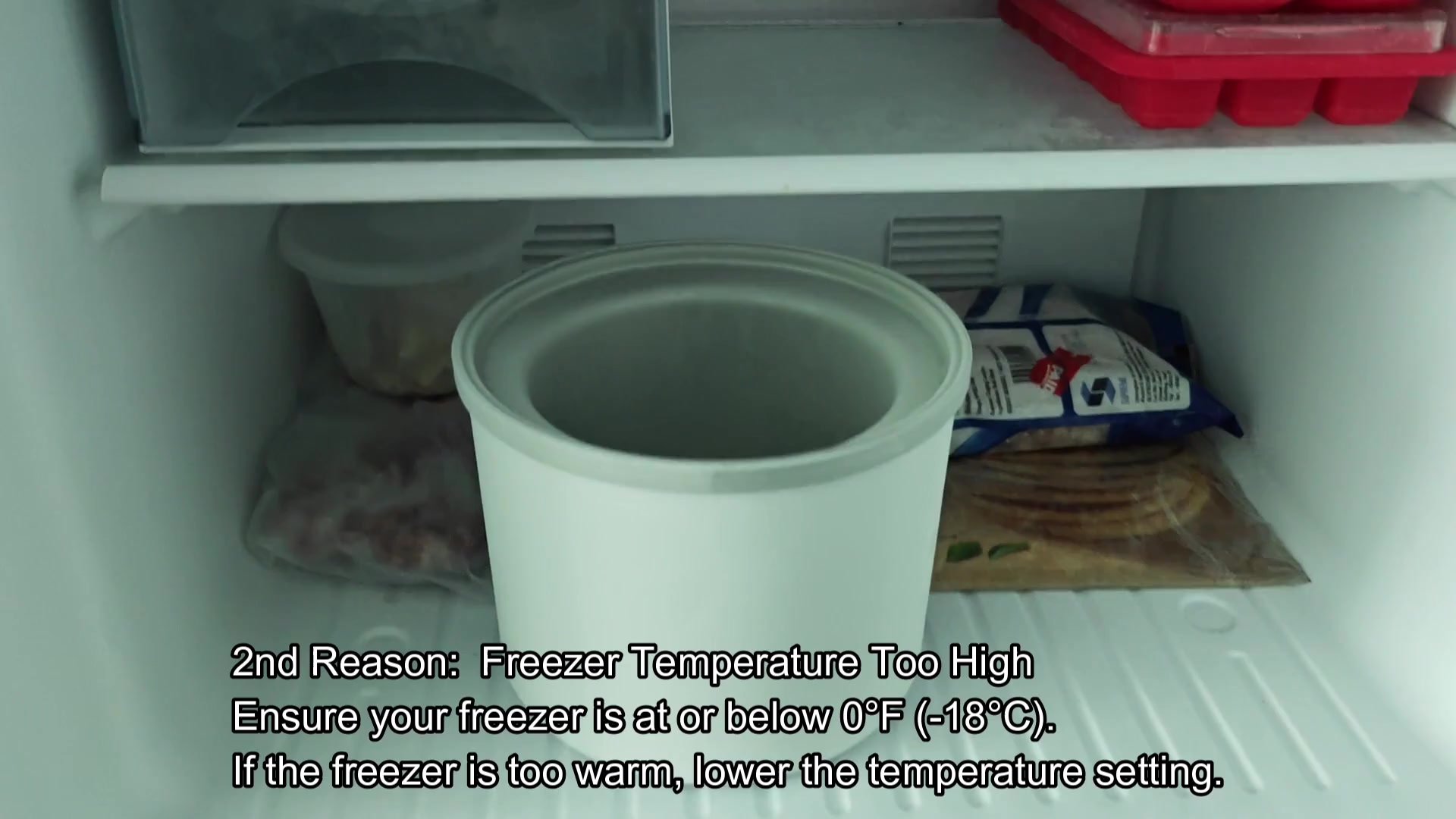 Adjusting freezer temperature dial setting Adjusting freezer temperature dial setting