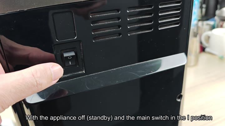 Back power switch in on position Back power switch in on position