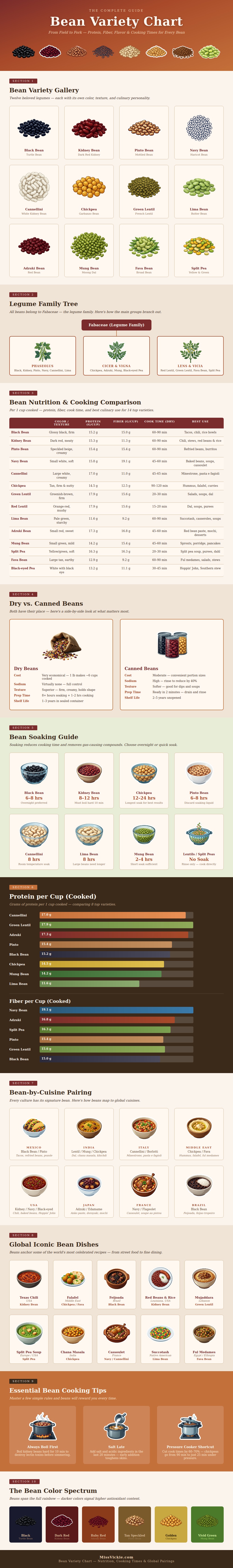 Bean Variety Chart