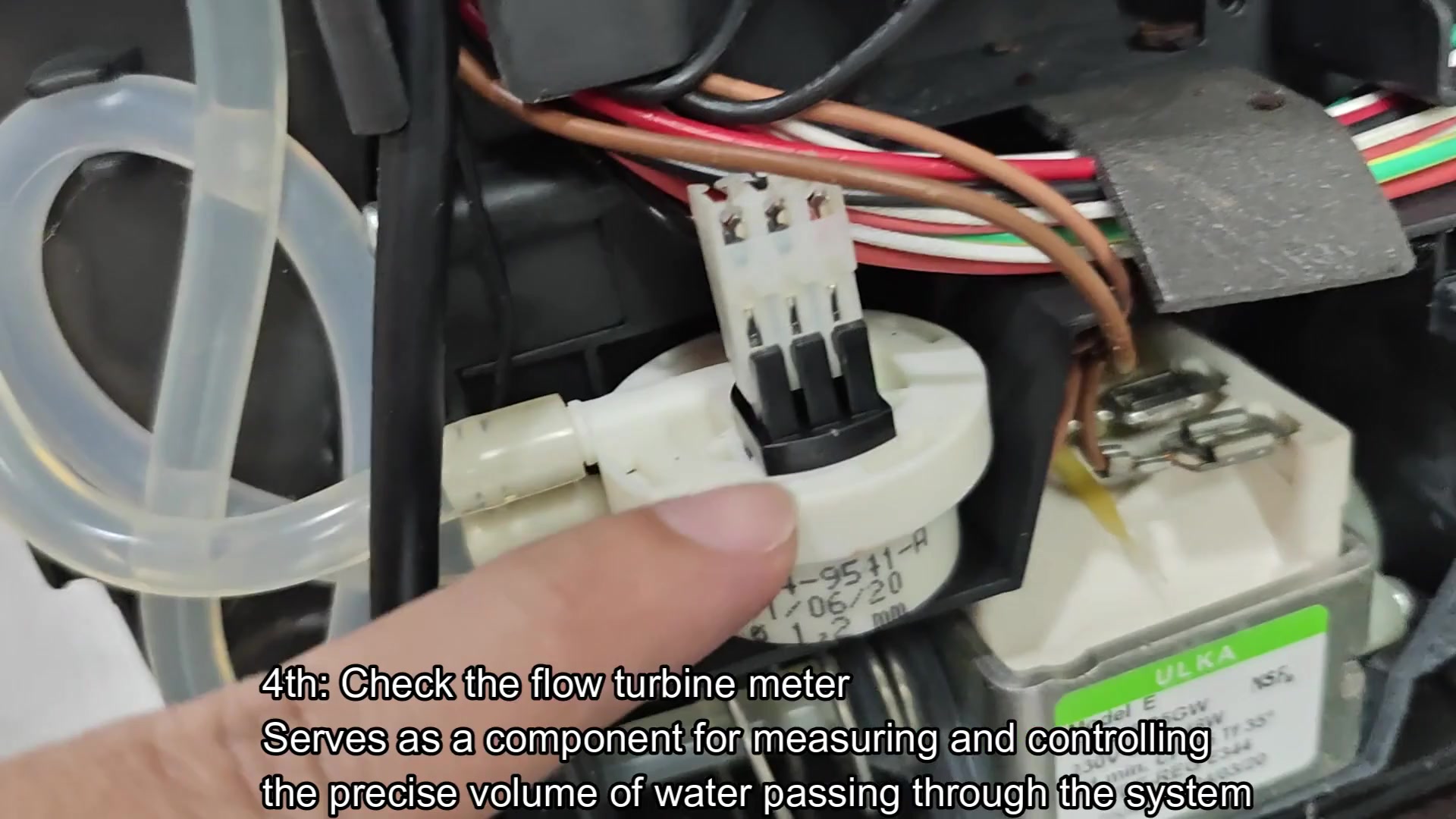 Check flow turbine meter component Check flow turbine meter component