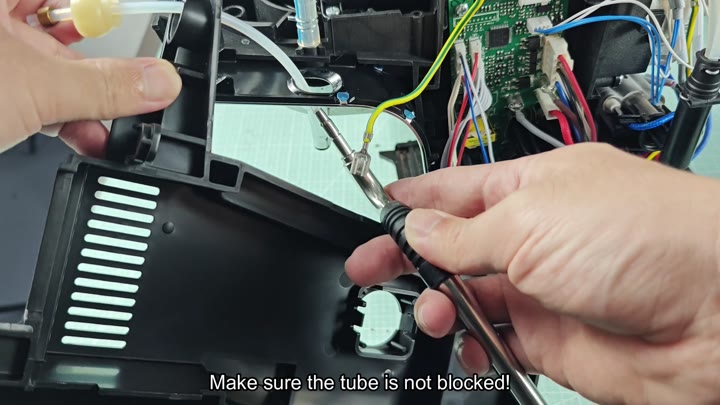 Check tube for blockages Check tube for blockages