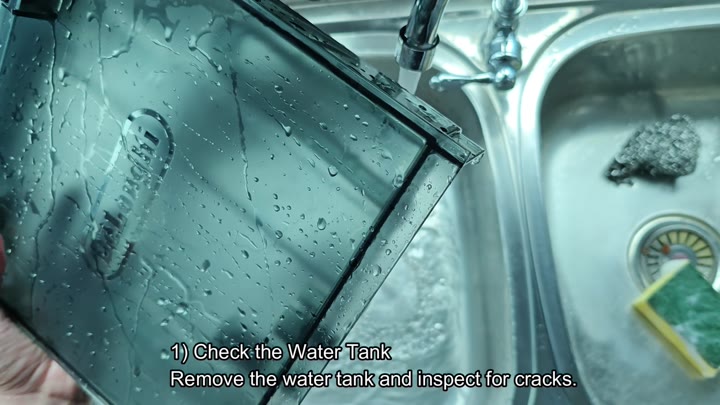 Cleaning Lasko branded water tank Cleaning Lasko branded water tank