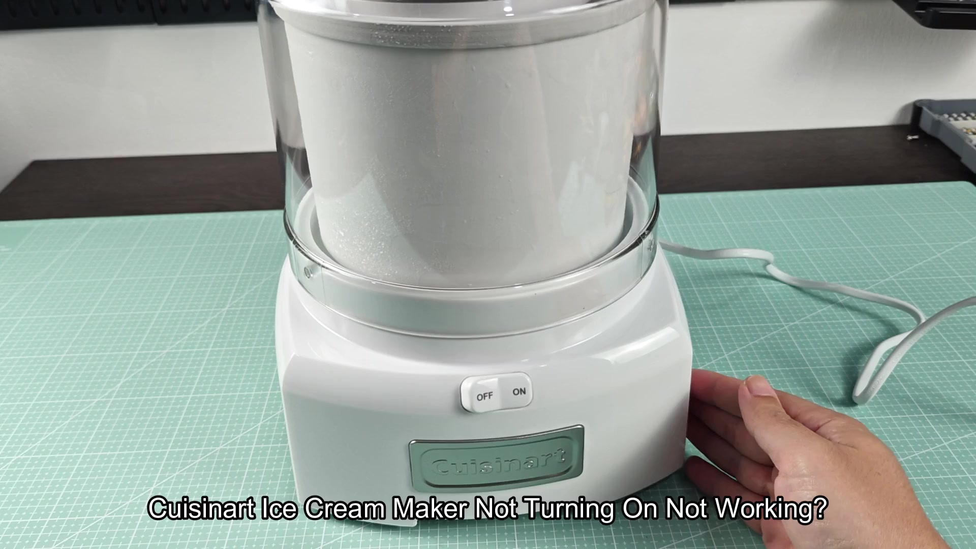 Cuisinart ice cream maker power switch Cuisinart ice cream maker power switch