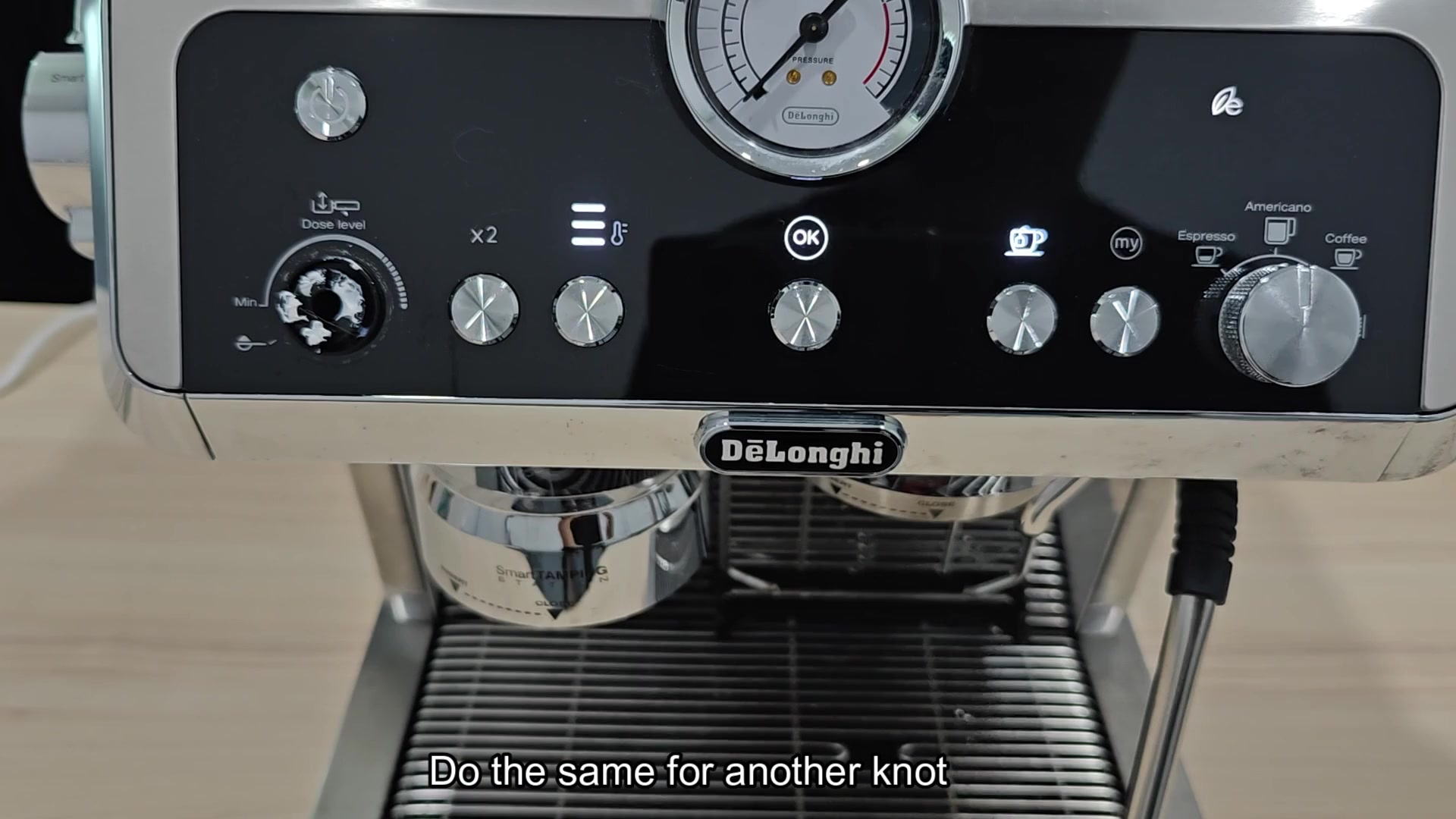 DeLonghi machine ready after knob repair DeLonghi machine ready after knob repair