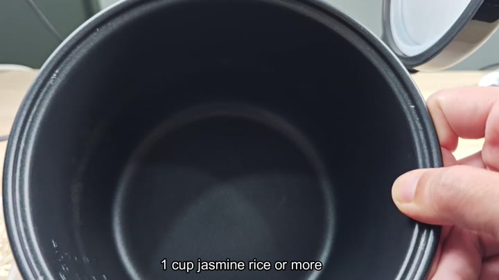 Empty inner pot ready for rice Empty inner pot ready for rice