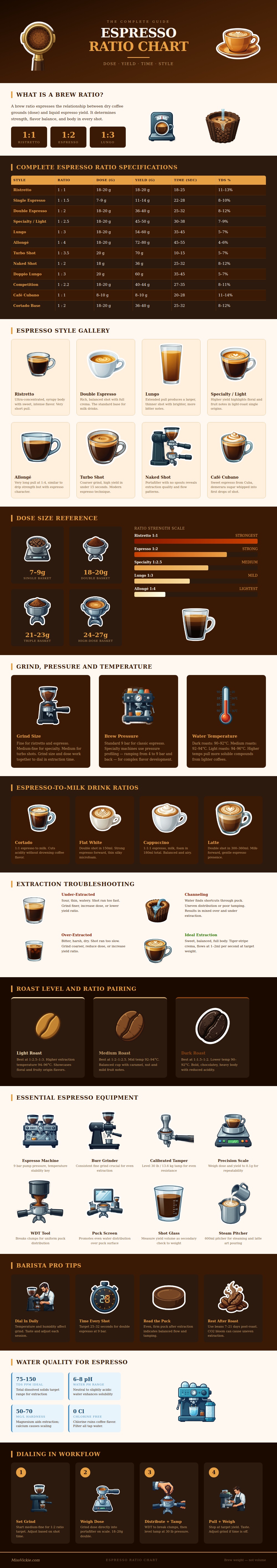 Espresso Ratio Chart