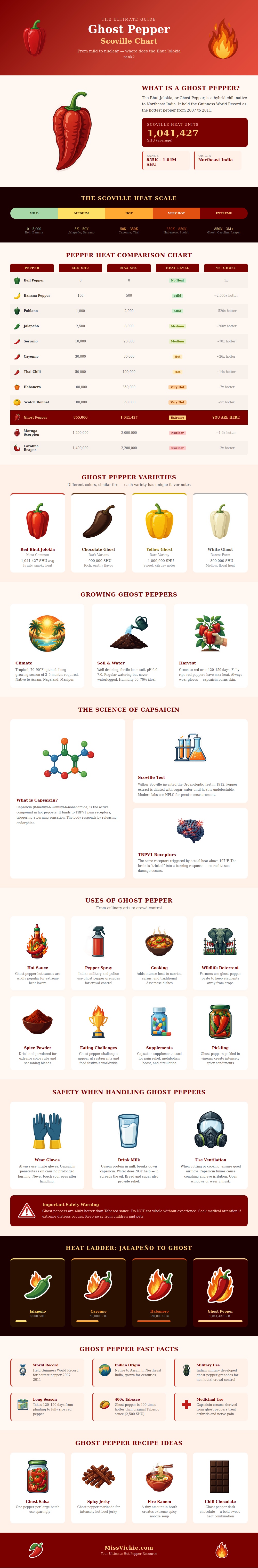 Ghost Pepper Scoville Chart