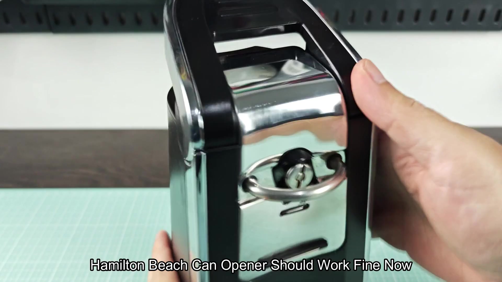 Hamilton Beach can opener upright after repair Hamilton Beach can opener upright after repair