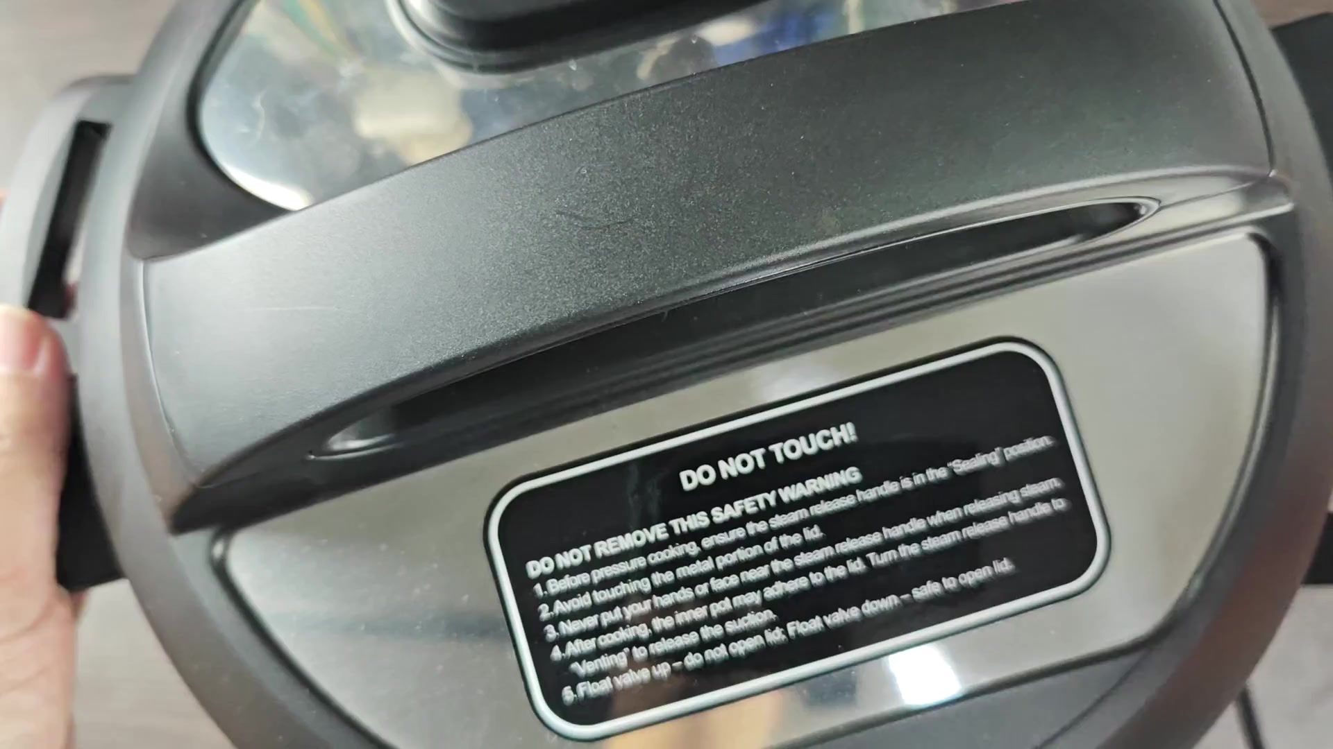 Instant pot lid open and close markers Instant pot lid open and close markers