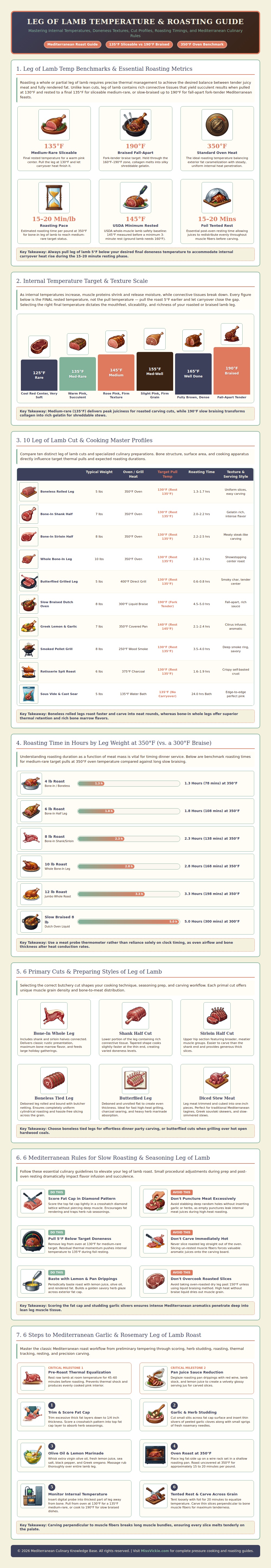 Leg Of Lamb Temperature Chart