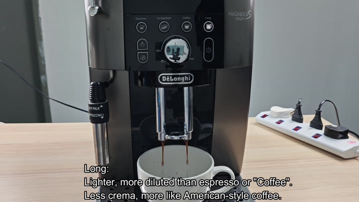 Long coffee brewing for lighter taste Long coffee brewing for lighter taste