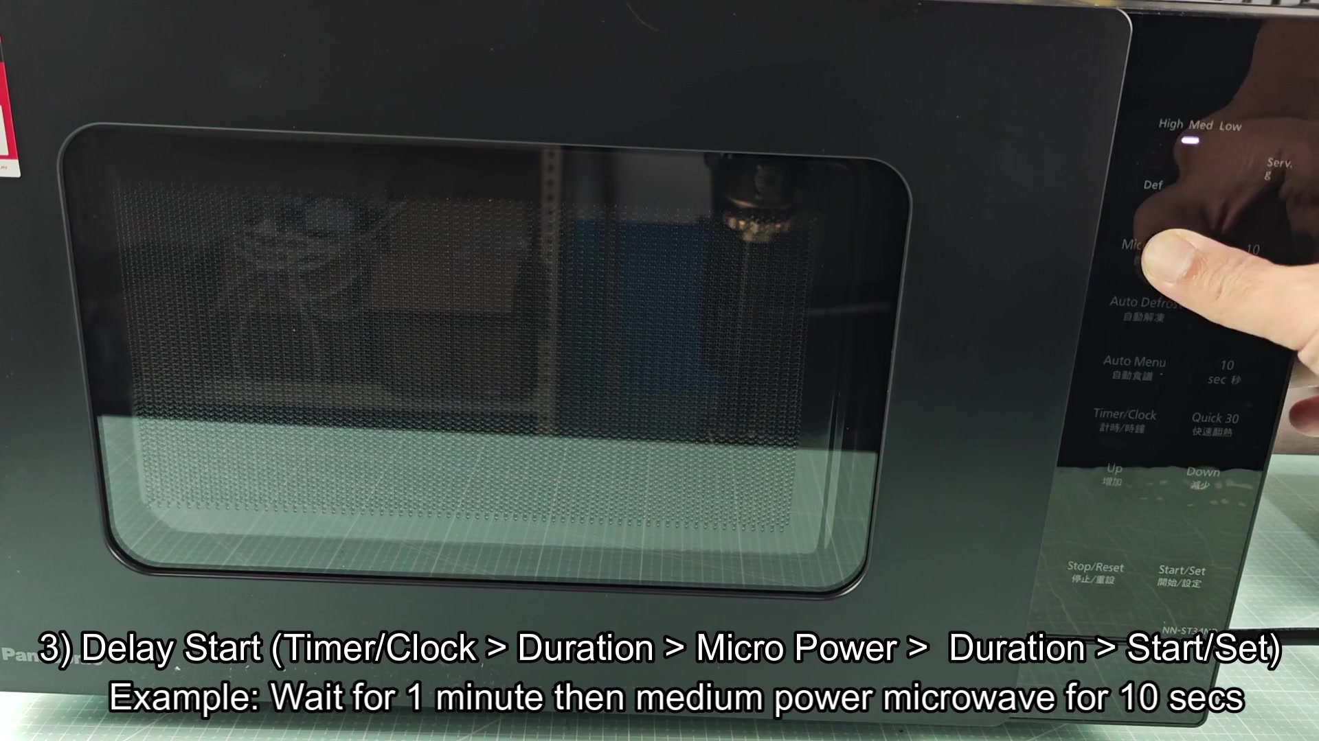 Microwave begins cooking after delay Microwave begins cooking after delay