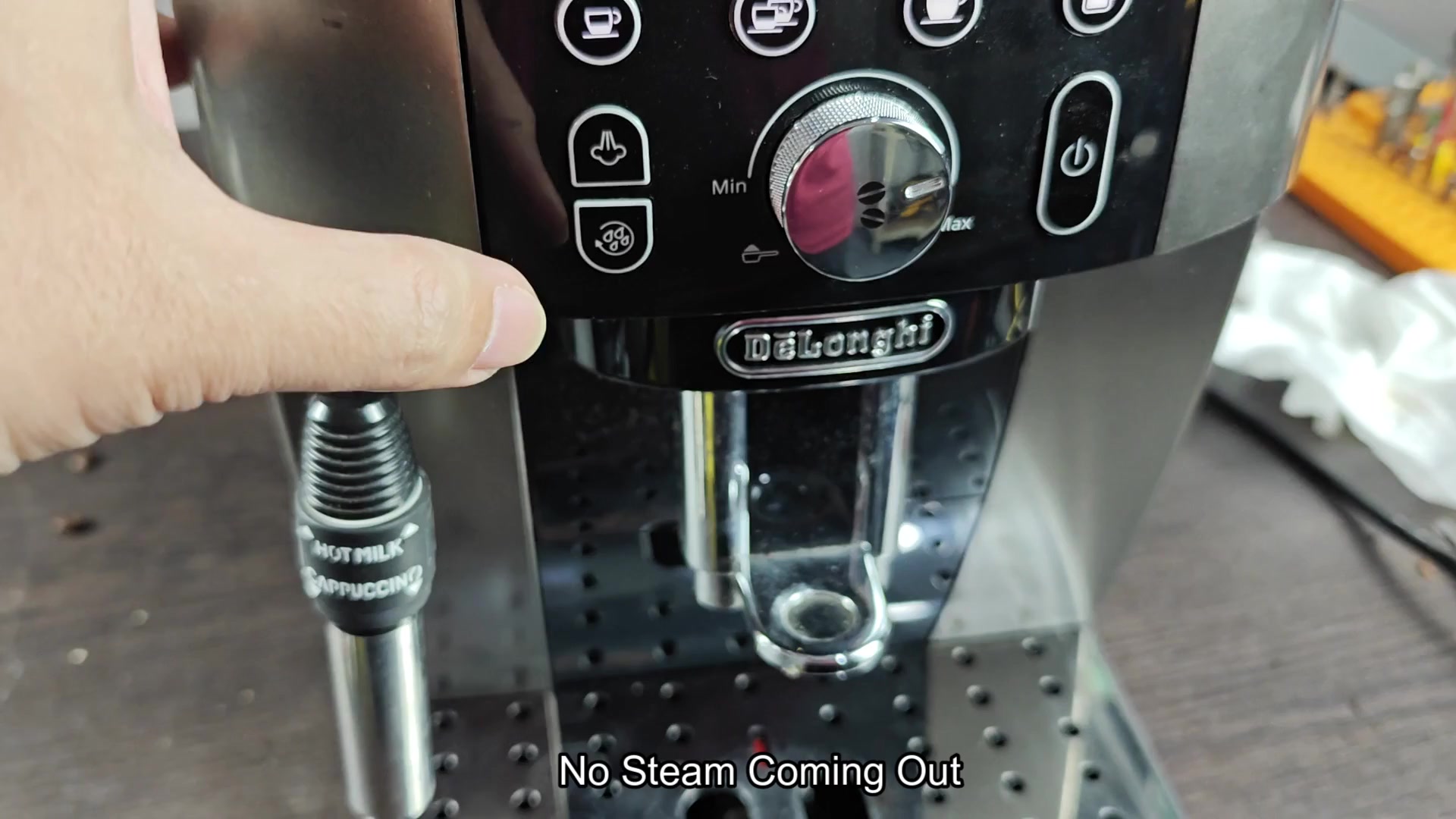 Milk frother wand with no steam Milk frother wand with no steam