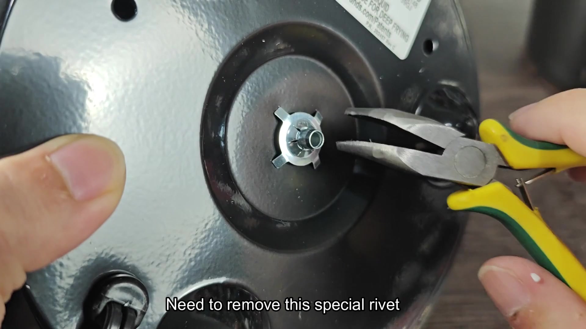 Pliers failing to remove fastener Pliers failing to remove fastener