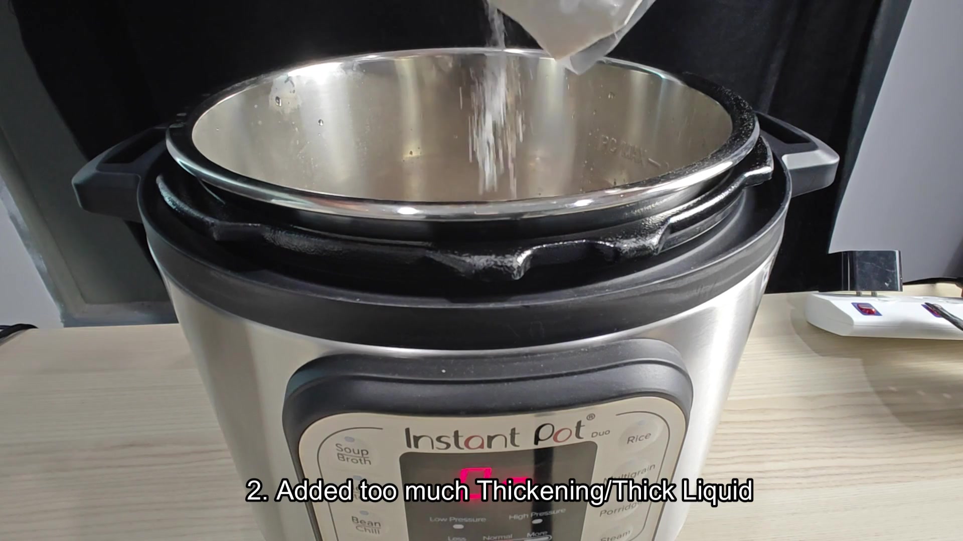 Pouring thick liquid into Instant Pot Pouring thick liquid into Instant Pot