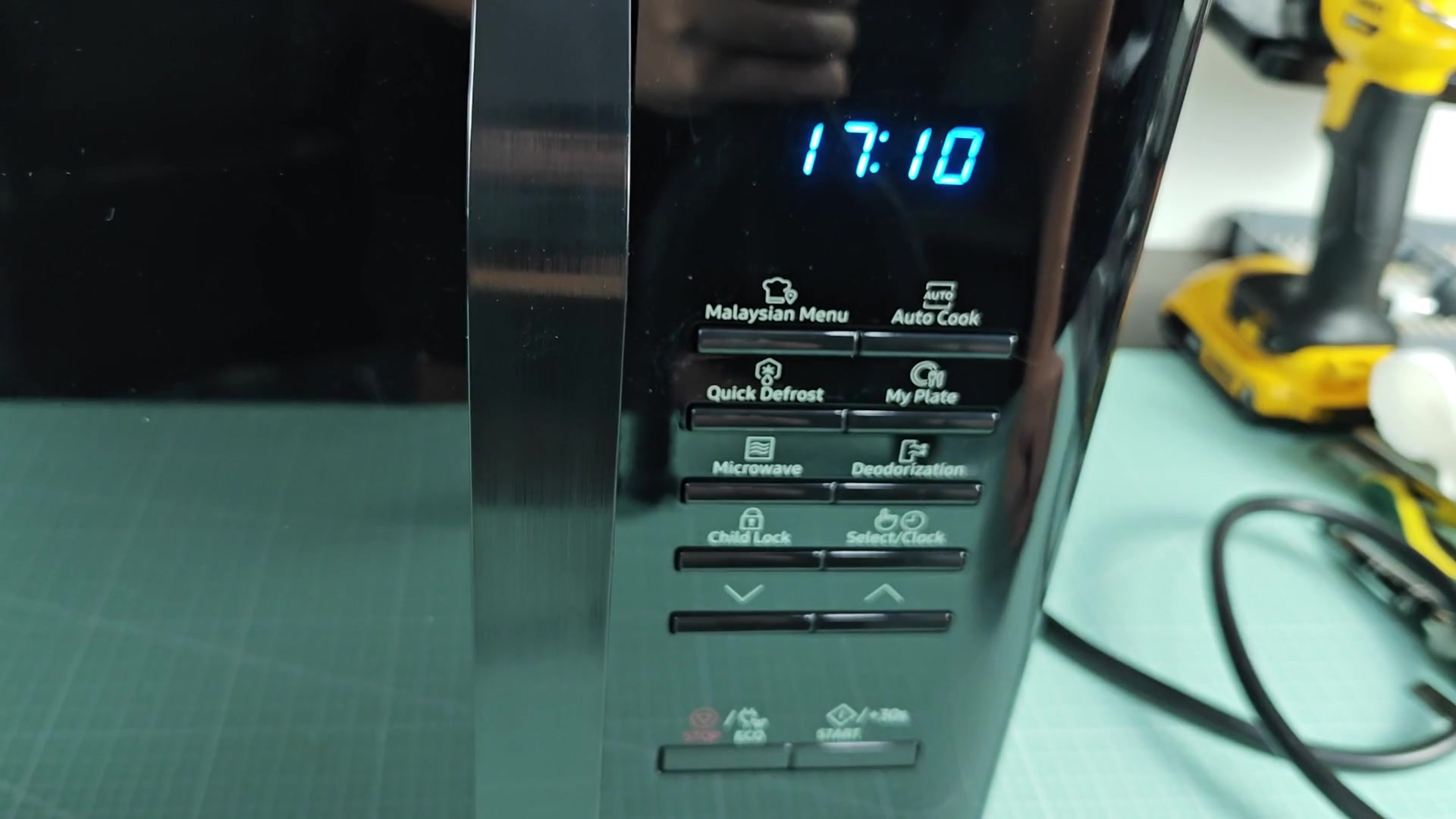 Press Clock again to save setting Press Clock again to save setting