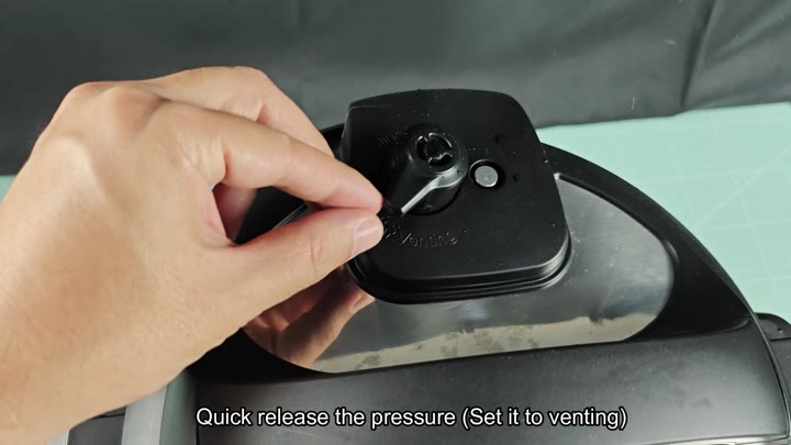 Releasing pressure by moving valve Releasing pressure by moving valve