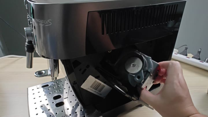Removing side component from Magnifica machine Removing side component from Magnifica machine