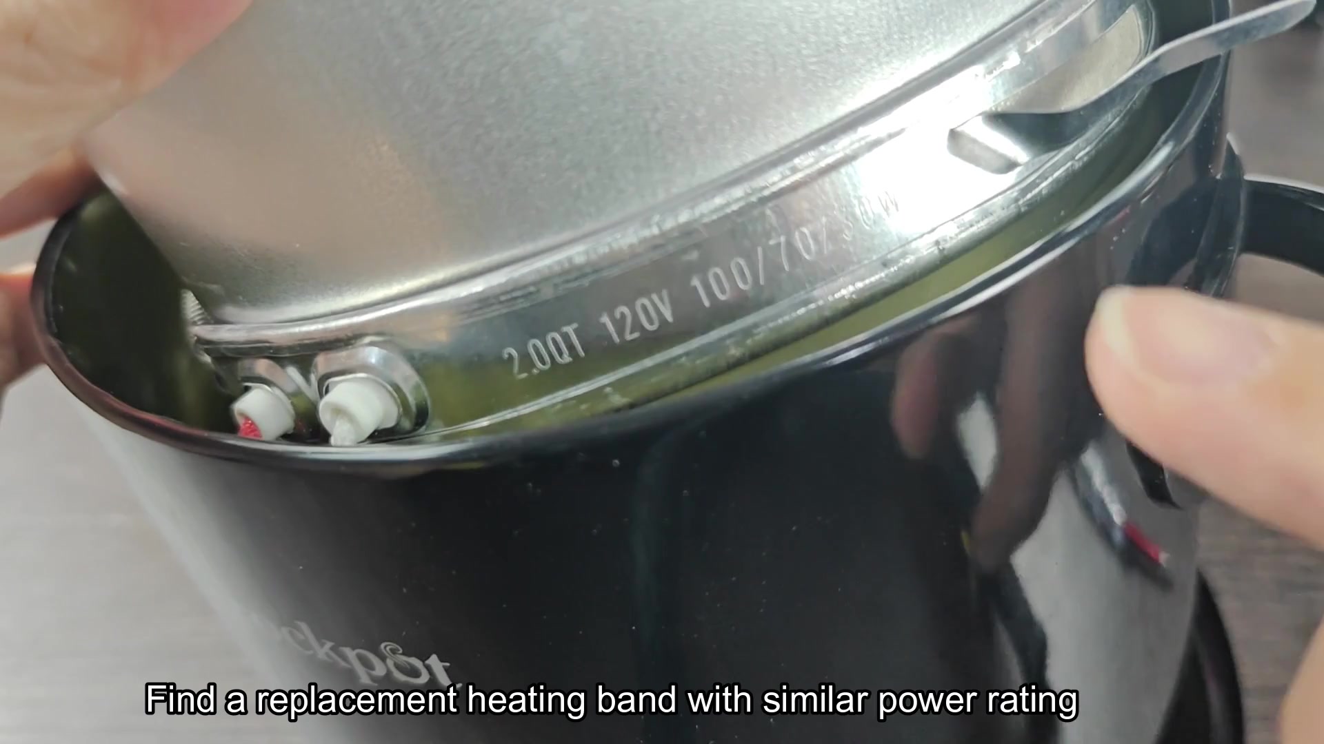 Replacement heating band power rating check Replacement heating band power rating check