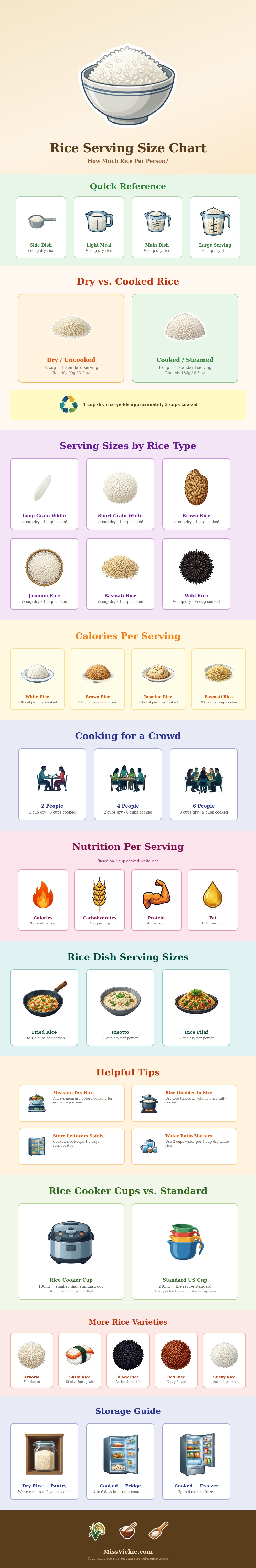 Rice Serving Size Chart