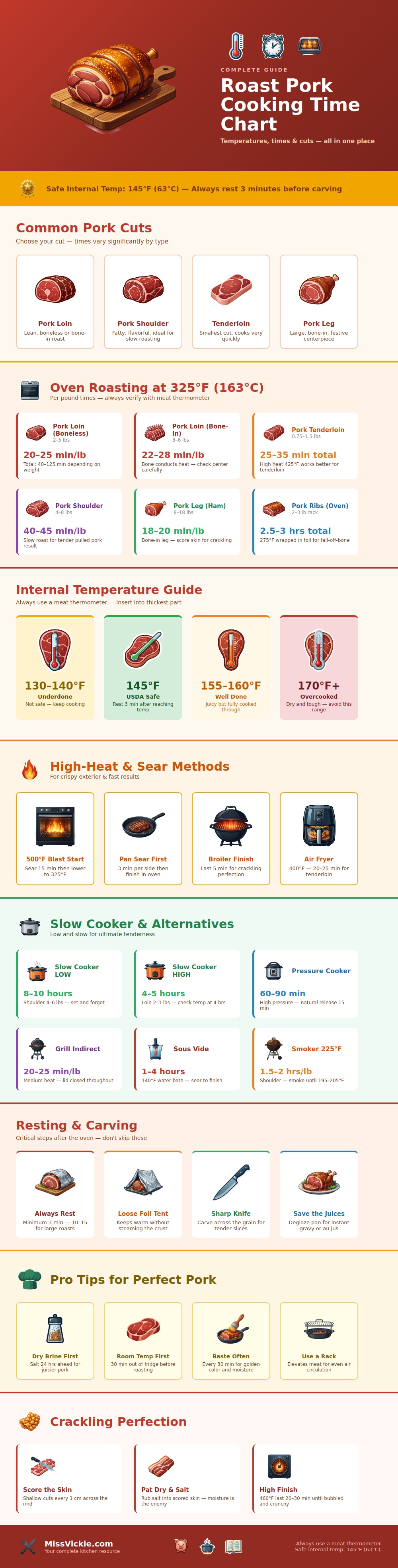 Roast Pork Cooking Time Chart