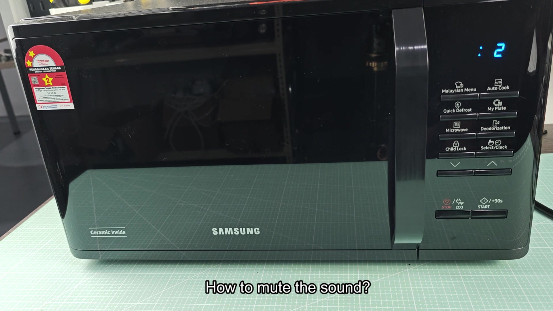 Samsung microwave front panel view Samsung microwave front panel view