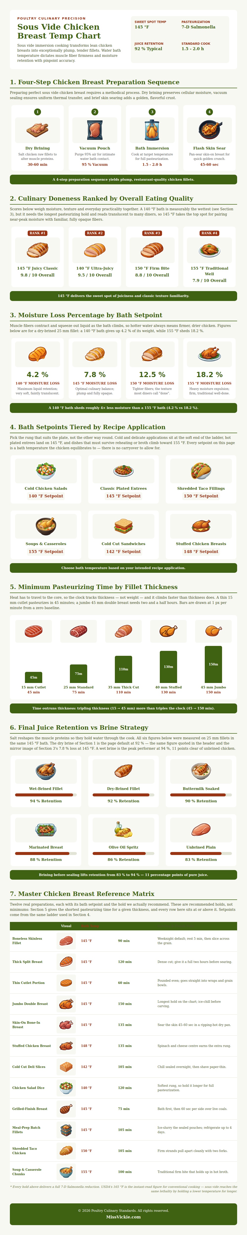 Sous Vide Chicken Breast Temp Chart