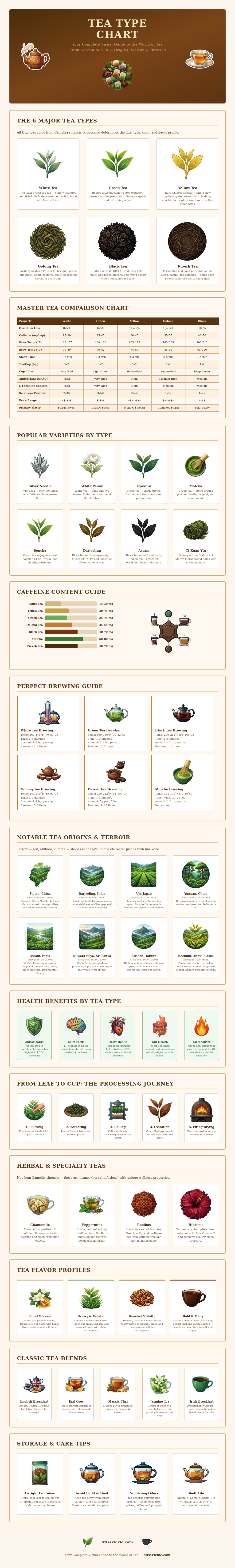Tea Type Chart