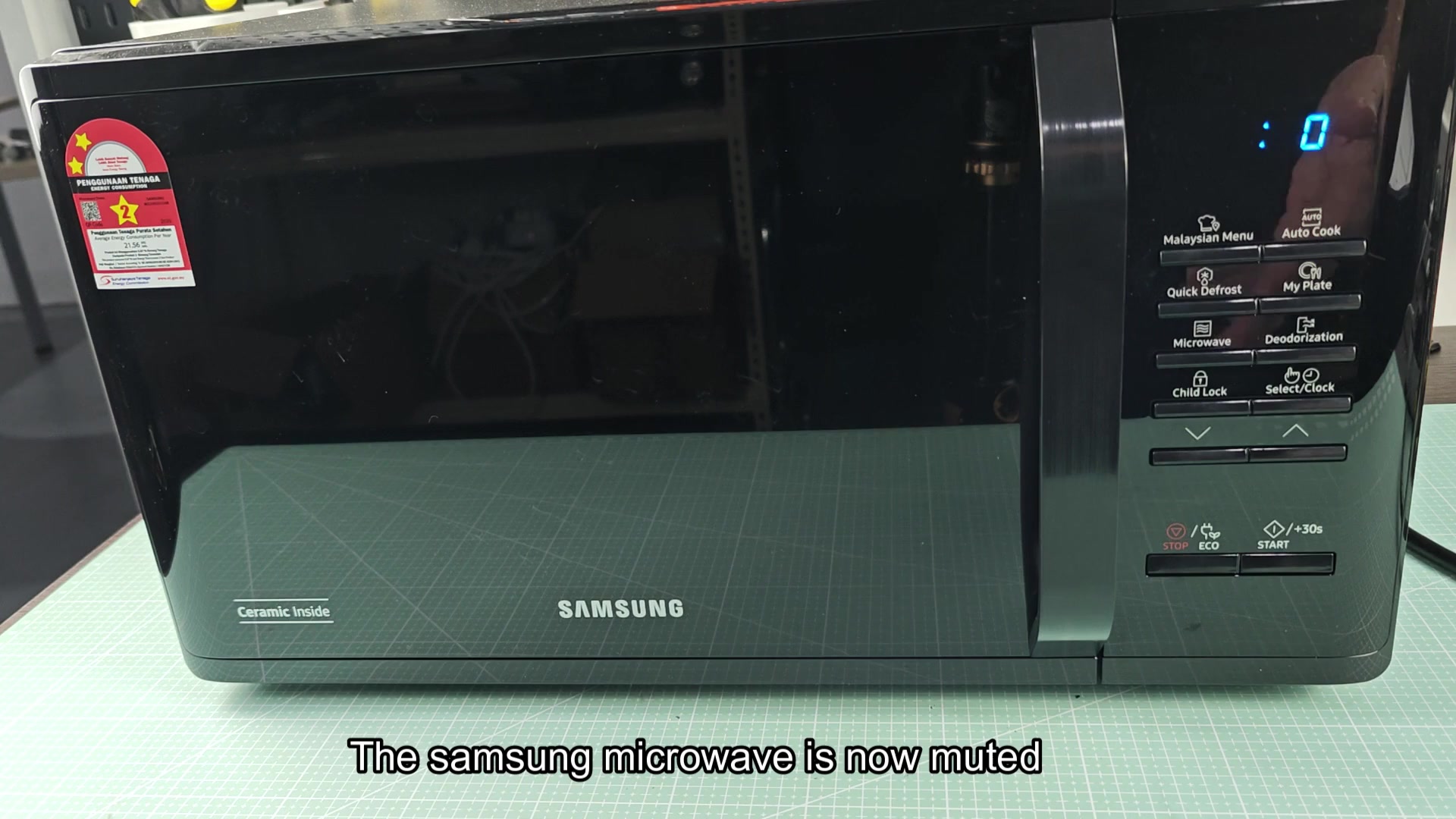Unmuting the Samsung microwave beep Unmuting the Samsung microwave beep
