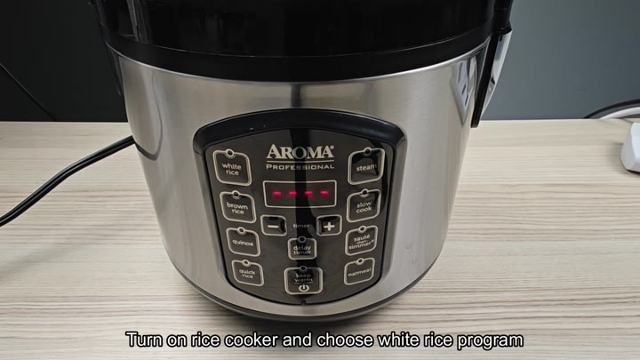 AROMA rice cooker control panel lit AROMA rice cooker control panel lit