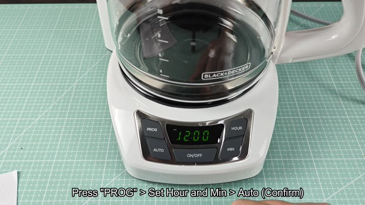 Black+Decker coffee maker with digital display Black+Decker coffee maker with digital display