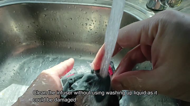Cleaning infuser without soap Cleaning infuser without soap