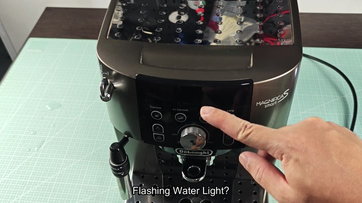 DeLonghi flashing water light issue DeLonghi flashing water light issue