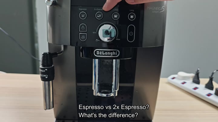 DeLonghi Magnifica Espresso vs Double button DeLonghi Magnifica Espresso vs Double button
