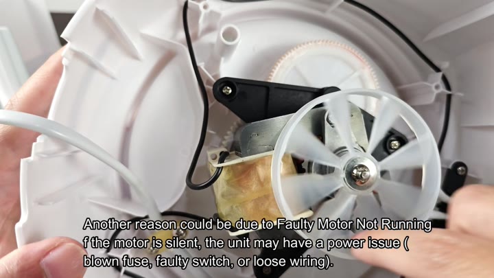 Disassembled motor assembly with visible wiring Disassembled motor assembly with visible wiring
